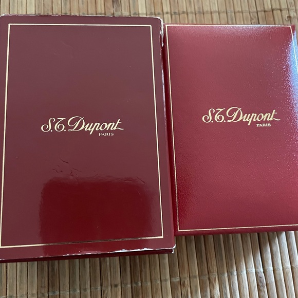 S.T. DuPont Cufflinks - Rectangle Shape Gold/Black - Excellent condition! - Picture 4 of 5